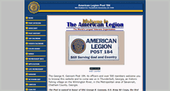 Desktop Screenshot of americanlegionpost184.org